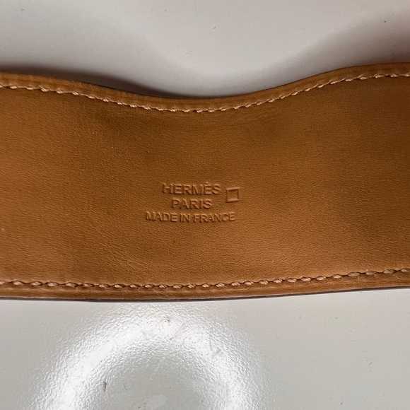 Hermès Shiny Alligator Collier De Chien CDC Bracelet Geranium - Picture 6 of 7